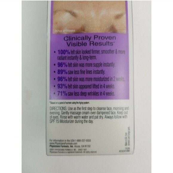 Physicians Formula Wrinkle Corrector & Firming Cleanser Formula RX 101 AntiAging - Picture 6 of 8